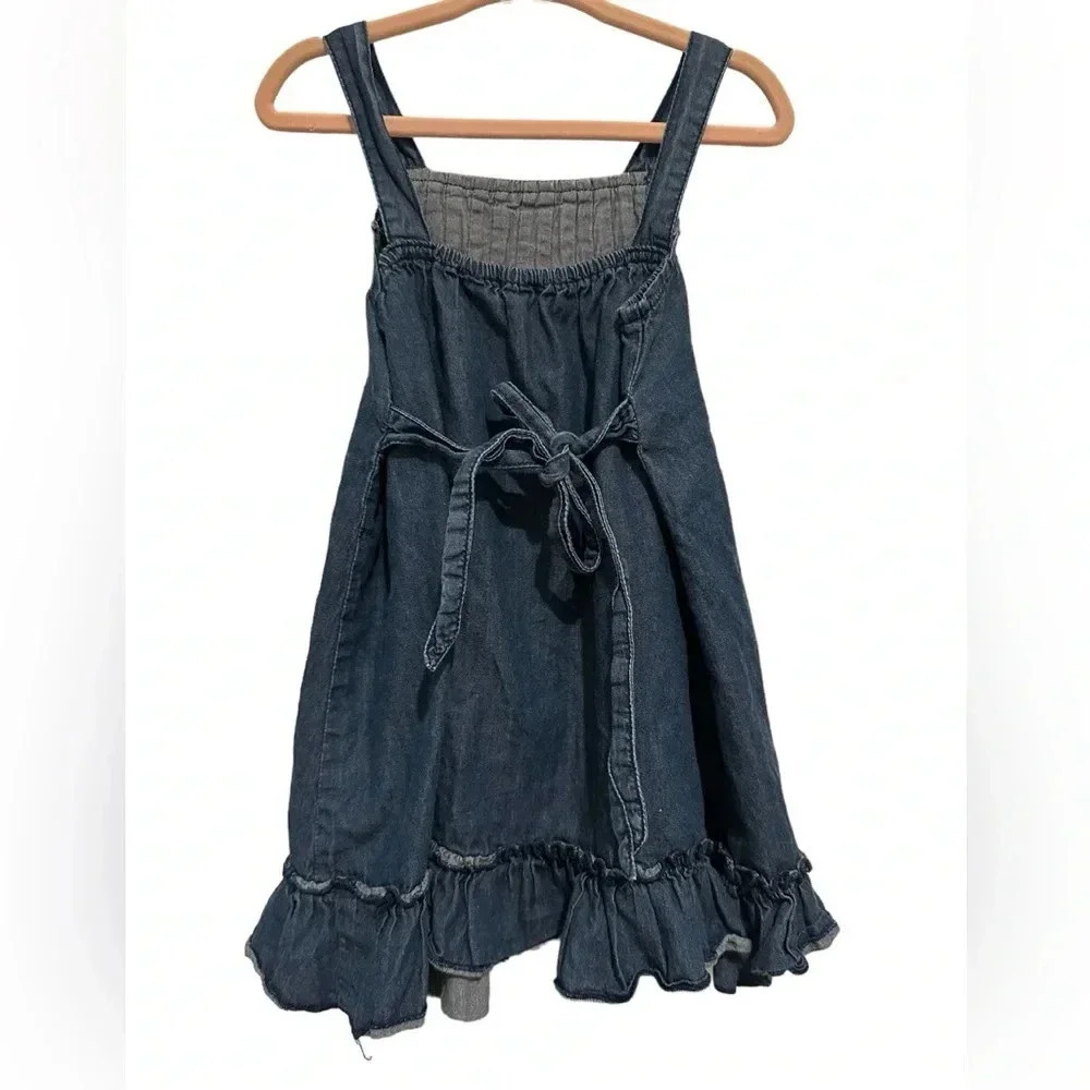 Guess Kids Girl’s Embroidered Denim Dress - Picture 2 of 5